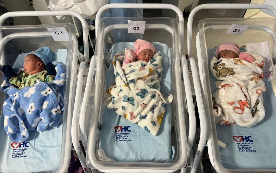 Bebês nascidos na maternidade municipal de Salvador