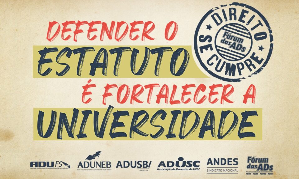 Professores da UNEB farão protesto em resposta aos quase dez meses sem negociação com o governo estadual