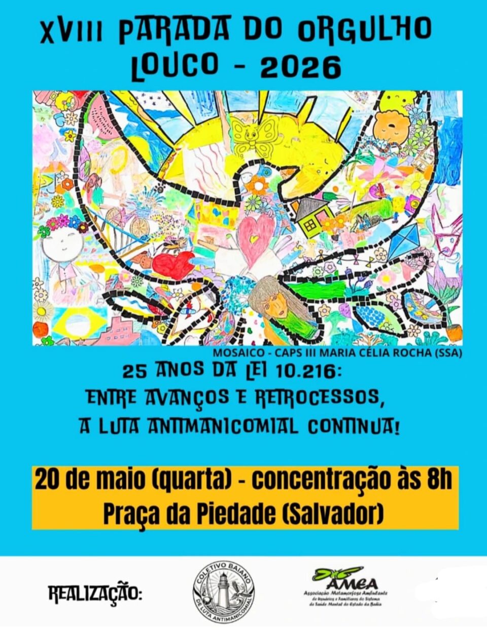 XVIII Parada do Orgulho Louco 2026
