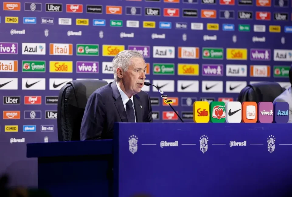 Carlo Ancelotti convoca seleção brasileira para a Copa de 2026